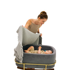 Miniboni Müslin Battaniye 100*120cm Grey