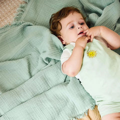 Miniboni Müslin Battaniye 100*120cm Mint