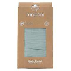 Miniboni Müslin Battaniye 100*120cm Mint
