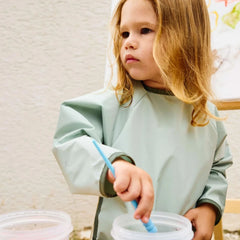 Miniboni Oyun Ve Mama Önlüğü Uzun Kollu Mint