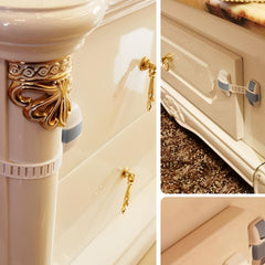 Miny Baby Buzdolabı Dolap Çok Amaçlı Kilit Mavi