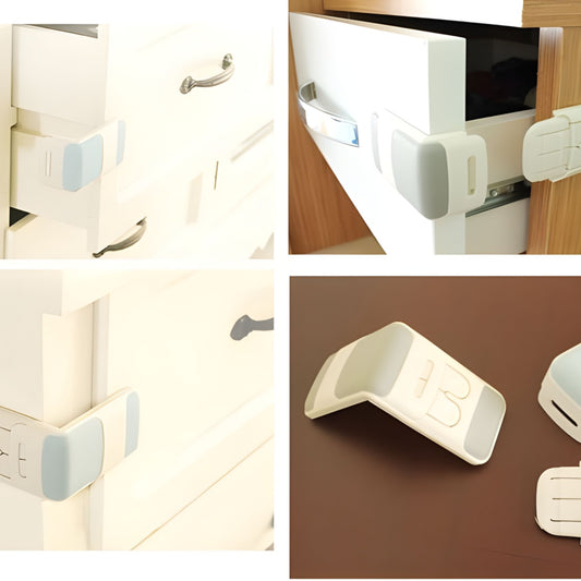 Miny Baby Çekmece Kilidi Çift Emniyetli Mavi