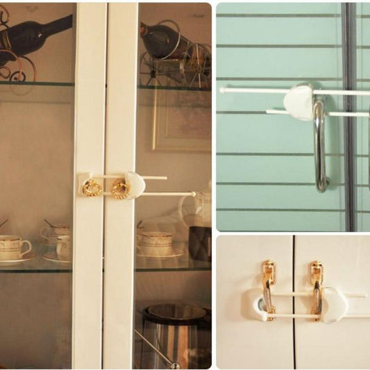 Miny Baby Çok Amaçlı Dolap Kapak Kilidi Krem