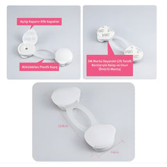 Miny Baby Çok Amaçlı Dolap Kilidi 2’li Kısa