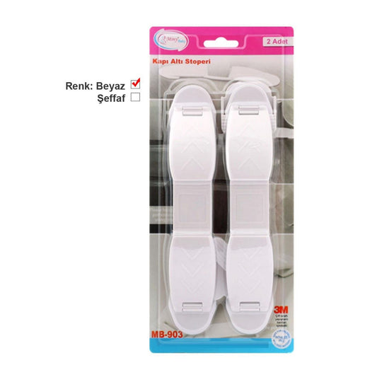 Miny Baby Kapı Altı Stoperi 2’li Beyaz