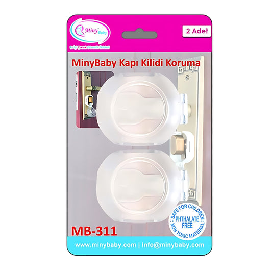 Miny Baby Kapı Kilidi Koruma (Mandallı Barel Kilit) 2’li