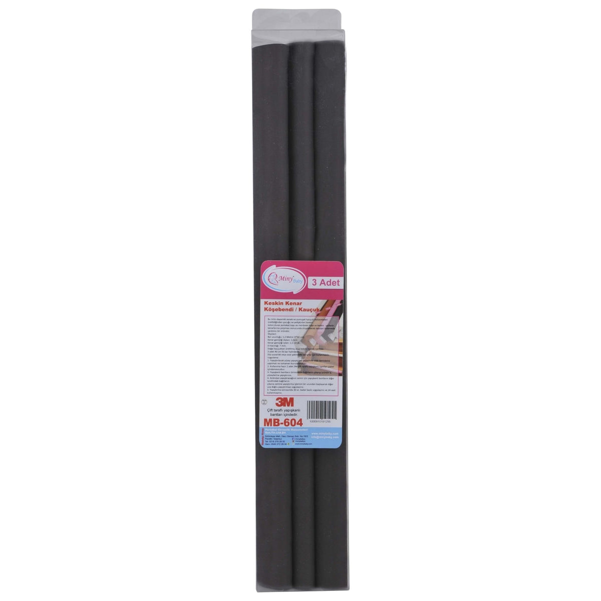 Miny Baby Kauçuk Jumbo Kenar Koruyucu Kahverengi