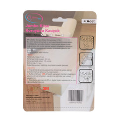 Miny Baby Kauçuk Jumbo Köşe Koruyucu 4’lü Kahve