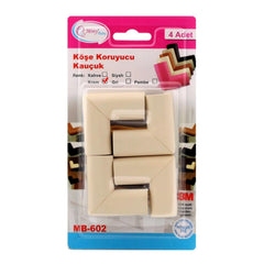 Miny Baby Kauçuk Köşe Koruyucu 4’lü Krem