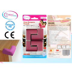 Miny Baby Kauçuk Köşe Koruyucu 4’lü Pembe