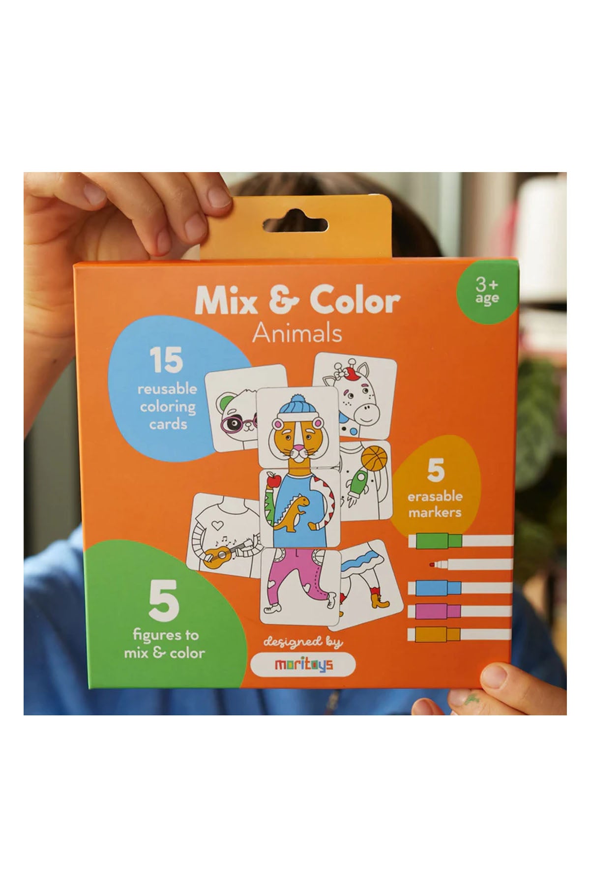 Mix & Color: Animals - Karıştır Renklendir Hayvanlar Puzzle