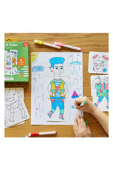 Moritoys Mix & Color: Fashion Karıştır Renklendir Moda Puzzle