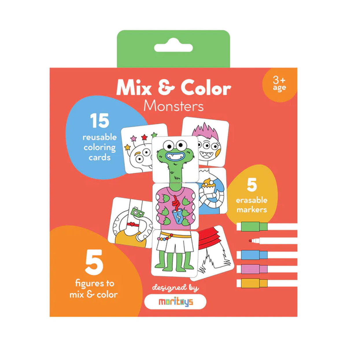 Moritoys Mix & Color Monsters Karıştır Renklendir Canavarlar Puzzle ...
