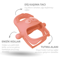 Mochi Diş Kaşıyıcı Somon