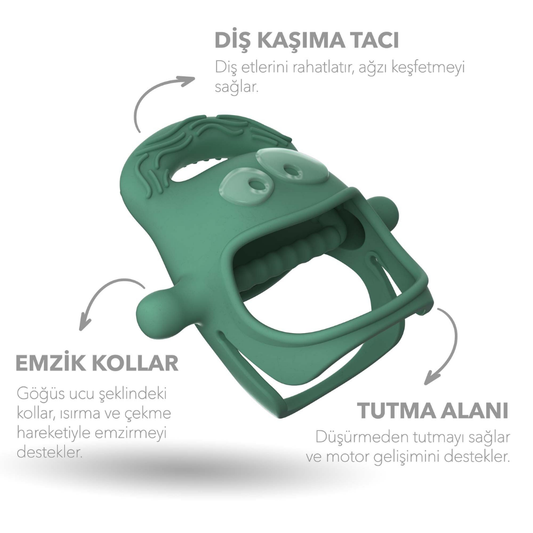 Mochi Diş Kaşıyıcı Yeşil