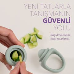 Mochi Pop Up Gıda Emziği Mint