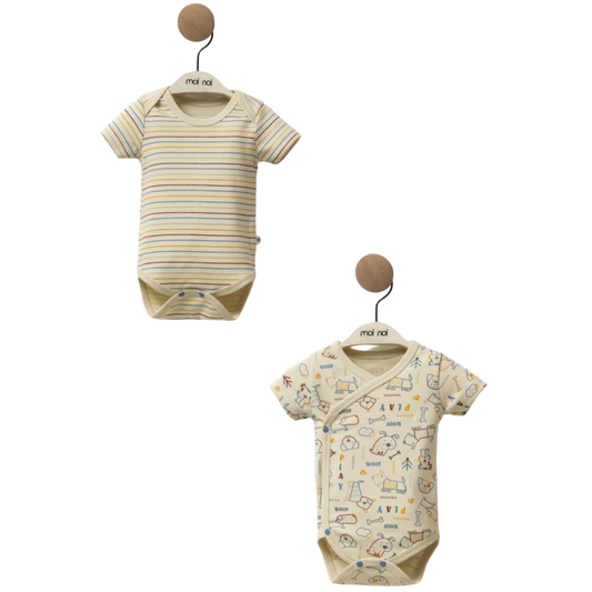 Moi Noi 2'li Kısa Kol Body Dog