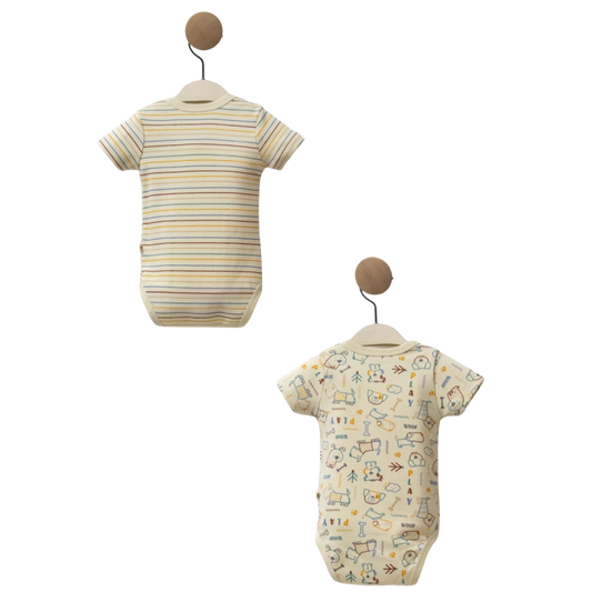 Moi Noi 2'li Kısa Kol Body Dog