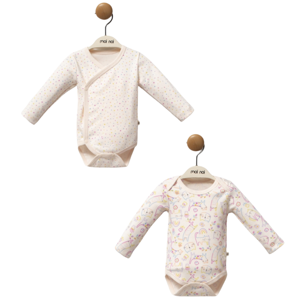 Moi Noi 2'li Uzun Kol Body Cat