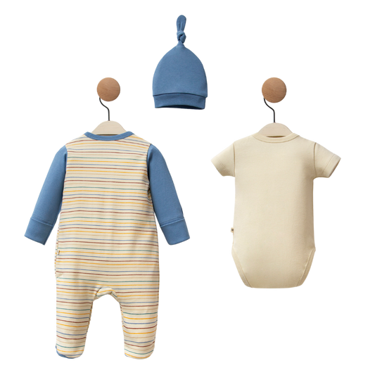 Moi Noi 3'lü Tulum Body Şapka Takım Dog