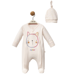 Moi Noi Şapkalı Tulum Cat