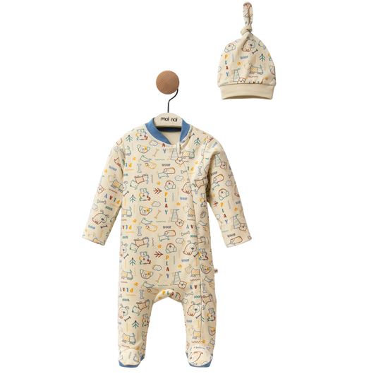 Moi Noi Şapkalı Tulum Dog