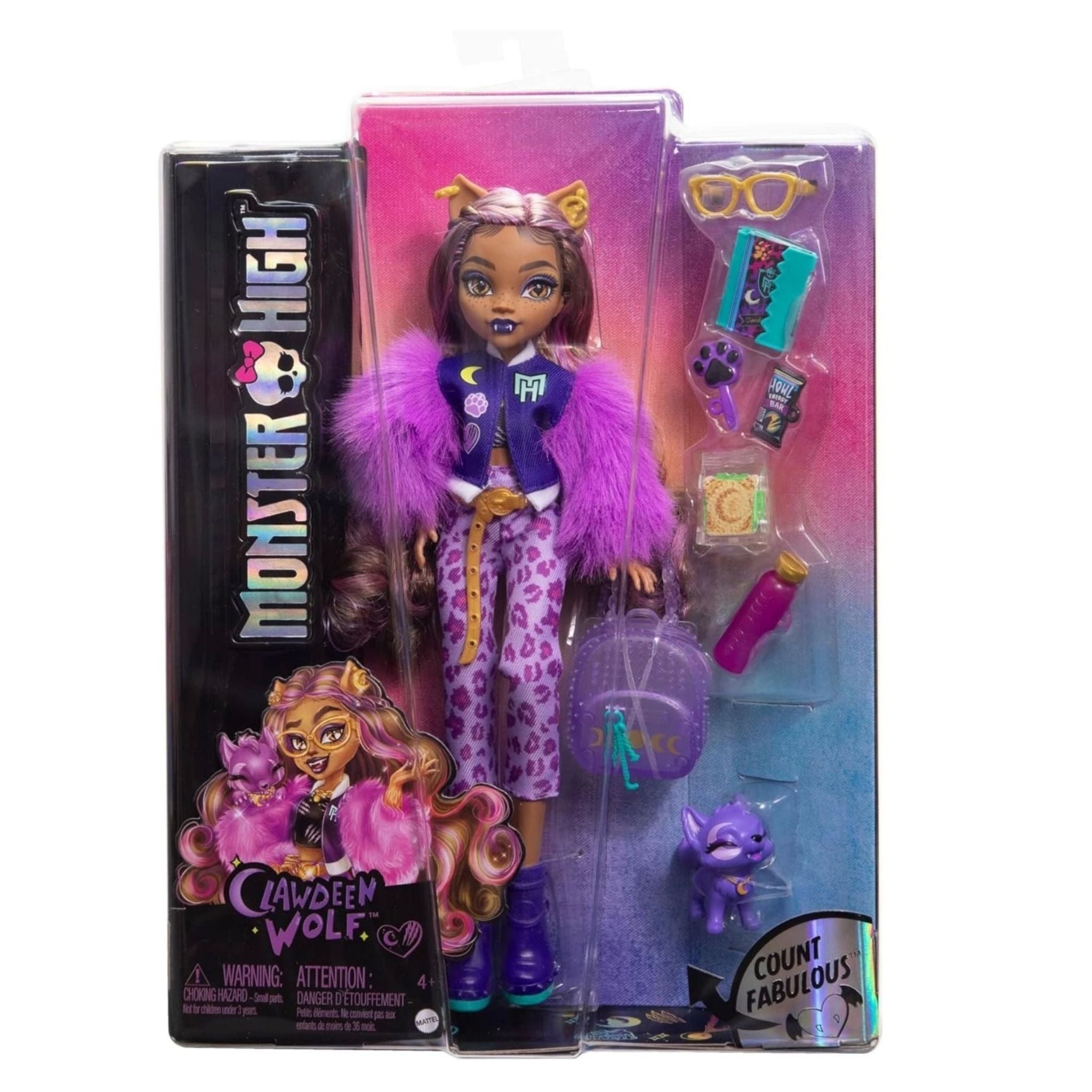 Monster High Acayip Havalı Arkadaşlar Clawdeen