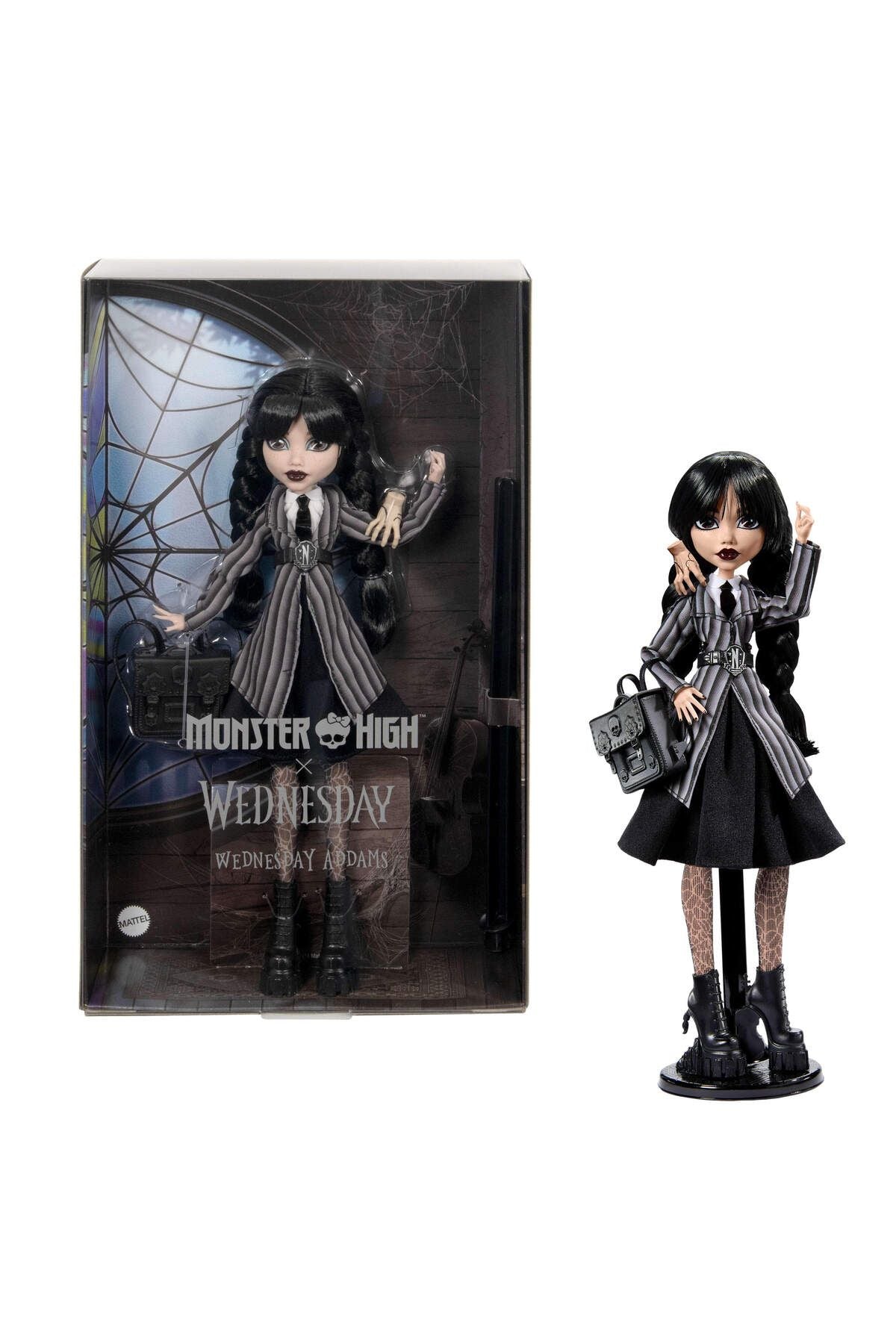 Monster High Wednesday Okul Üniformalı Bebek Mattel HXJ04