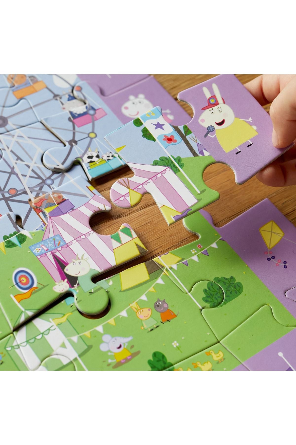 Moritoys Peppa Pig Look & Find Puzzle: Children's Festival 36 Parça Yapboz ve Gözlem Oyunu