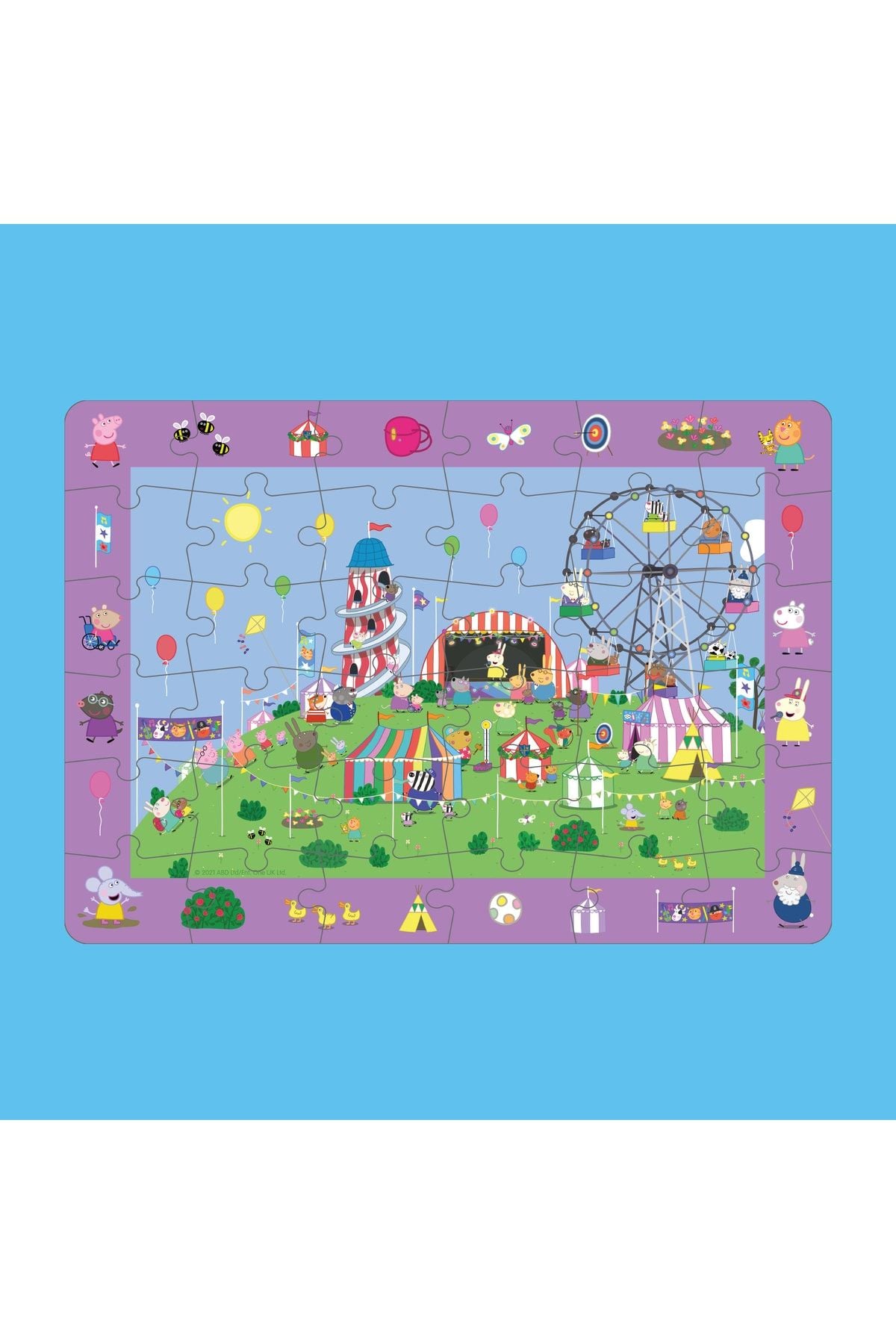 Moritoys Peppa Pig Look & Find Puzzle: Children's Festival 36 Parça Yapboz ve Gözlem Oyunu