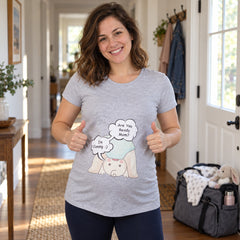 Mummy's Baby Are You Ready Desenli Hamile Tshirt
