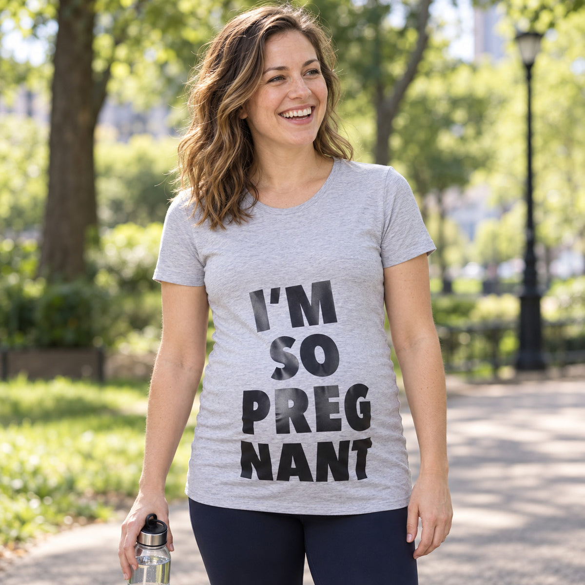 Mummy's Baby I'm So Pregnant Desenli Hamile Tshirt