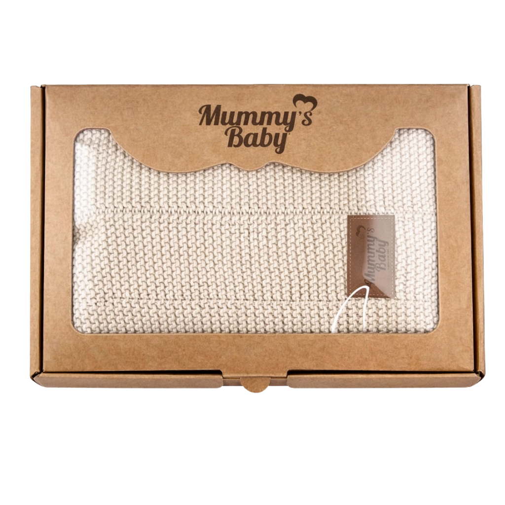 Mummy's Baby Organik Pamuk Battaniye 80*100 Bej