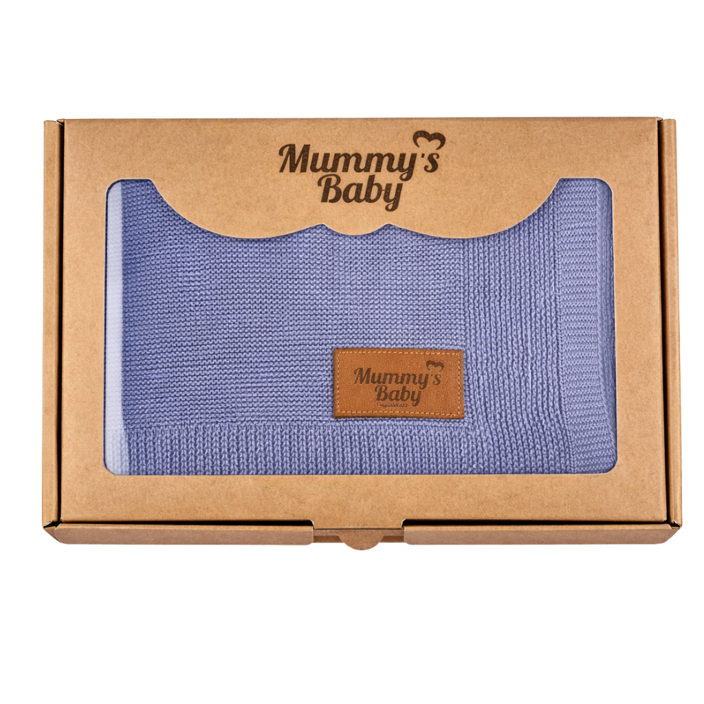 Mummy's Baby Organik Pamuk Battaniye 80*100 Gri