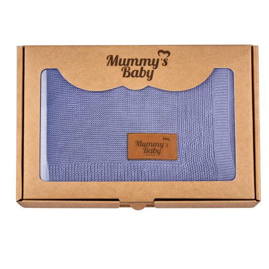 Mummy's Baby Organik Pamuk Battaniye 80*100 Gri