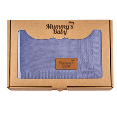Mummy's Baby Organik Pamuk Battaniye 80*100 Gri