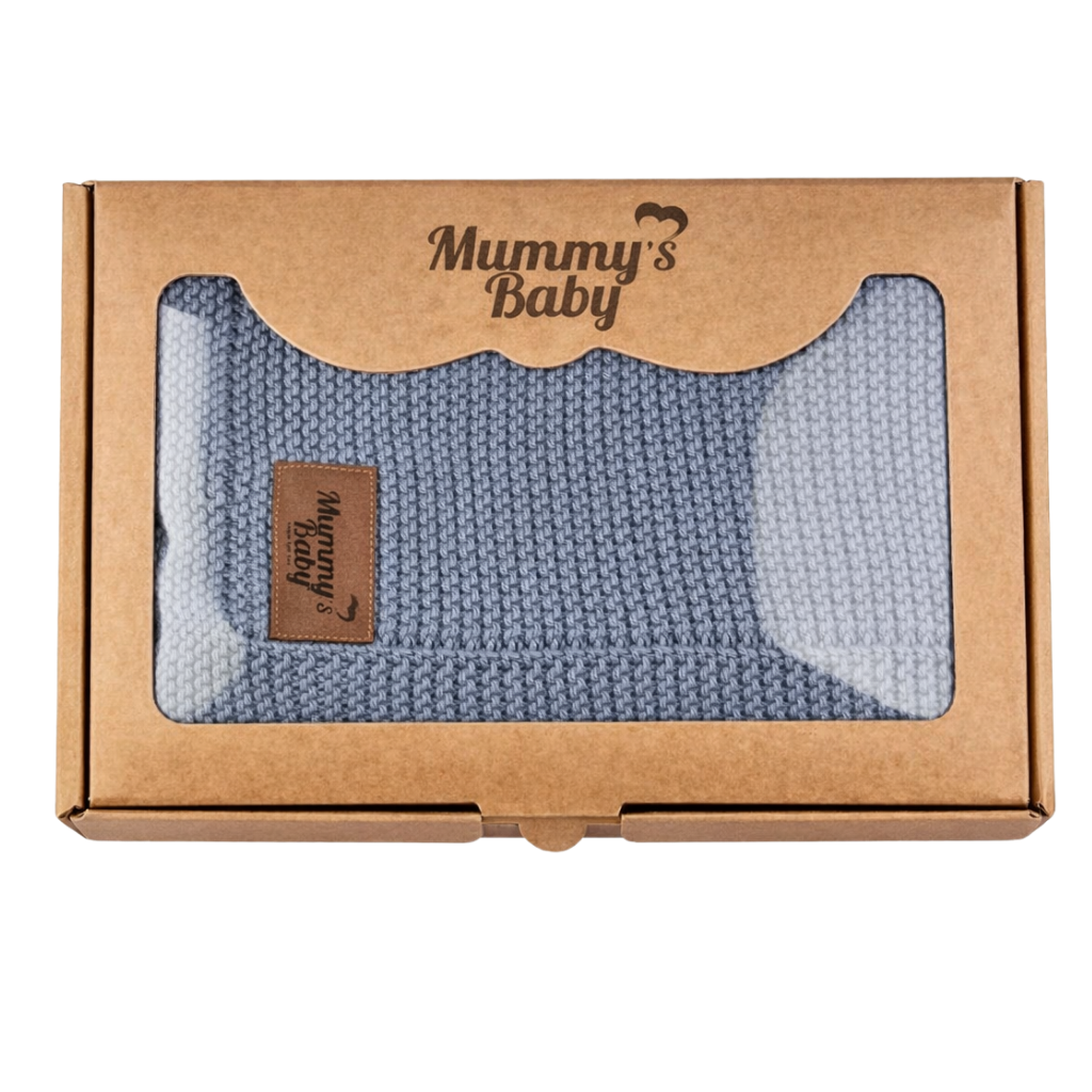 Mummy’s Baby Organik Pamuk Battaniye 80x100 Mavi