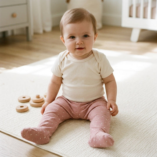 Mummy's Baby Raporlu Çicekli Patikli Alt Gülkurusu