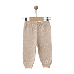 Mummy's Baby Raporlu Çiçekli Patiksiz Alt Bej
