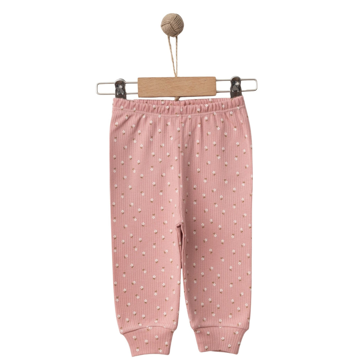 Mummy's Baby Raporlu Çiçekli Patiksiz Alt Gül Kurusu