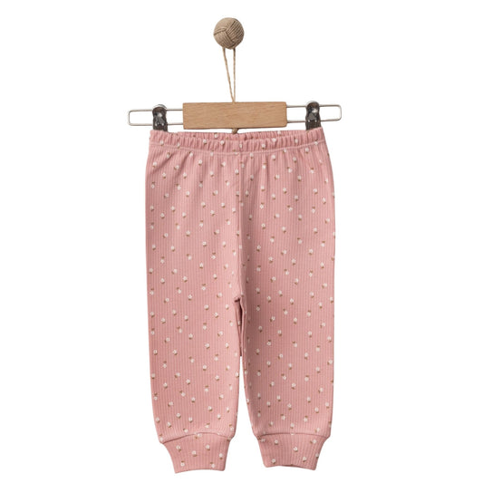 Mummy's Baby Raporlu Çiçekli Patiksiz Alt Gül Kurusu