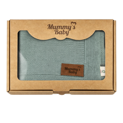 Mummy’s Baby Tencel Örgü Bebek Battaniyesi 80x100 Yeşil