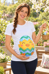 Mummy's Baby Civciv Desenli Hamile Tshirt - Welcome Baby