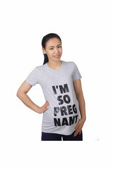 Mummy's Baby I'm So Pregnant Desenli Hamile Tshirt