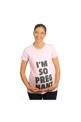 Mummy's Baby I'm So Pregnant Desenli Hamile Tshirt