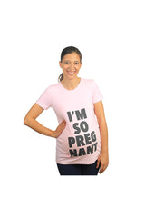 Mummy's Baby I'm So Pregnant Desenli Hamile Tshirt
