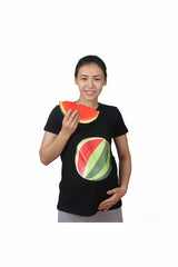 Mummy's Baby Karpuz Desenli Hamile Tshirt