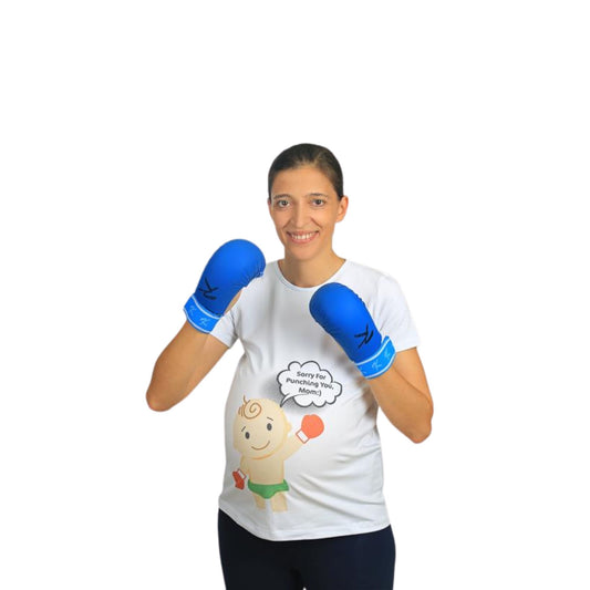 Mummy's Baby My Punch Desenli Hamile Tshirt