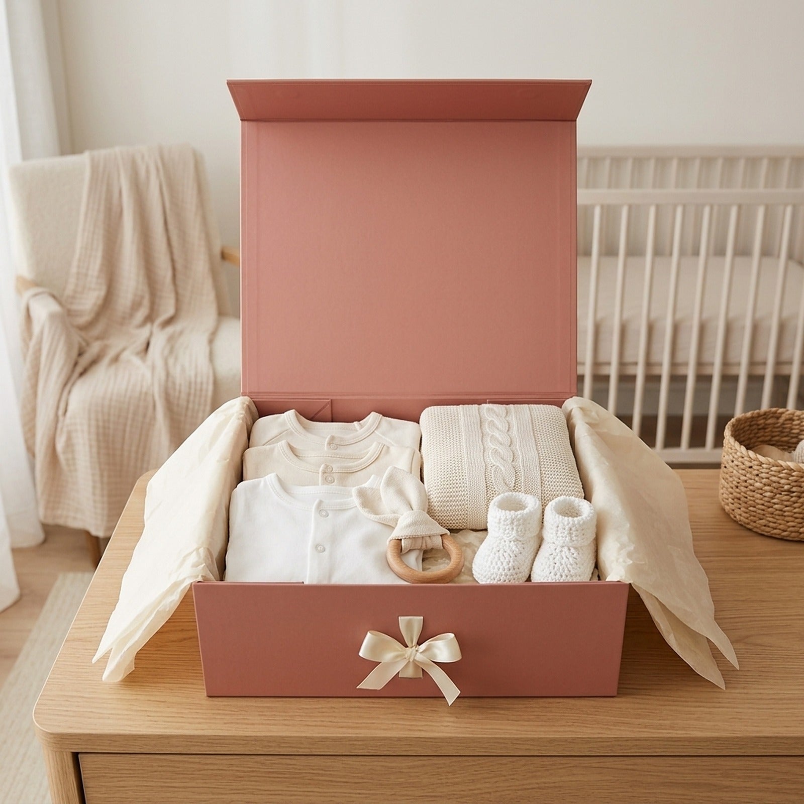 Mummy's Baby Hediye Kutusu Gül Kurusu - Welcome Baby