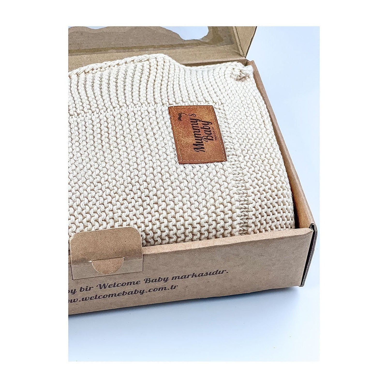 Mummy's Baby Organik Pamuk Battaniye 80x100 Bej